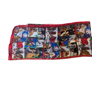 Lavar En‎ Lavadora Scarf Dogs Pups Red Christmas, Holiday 57x13 Sliky